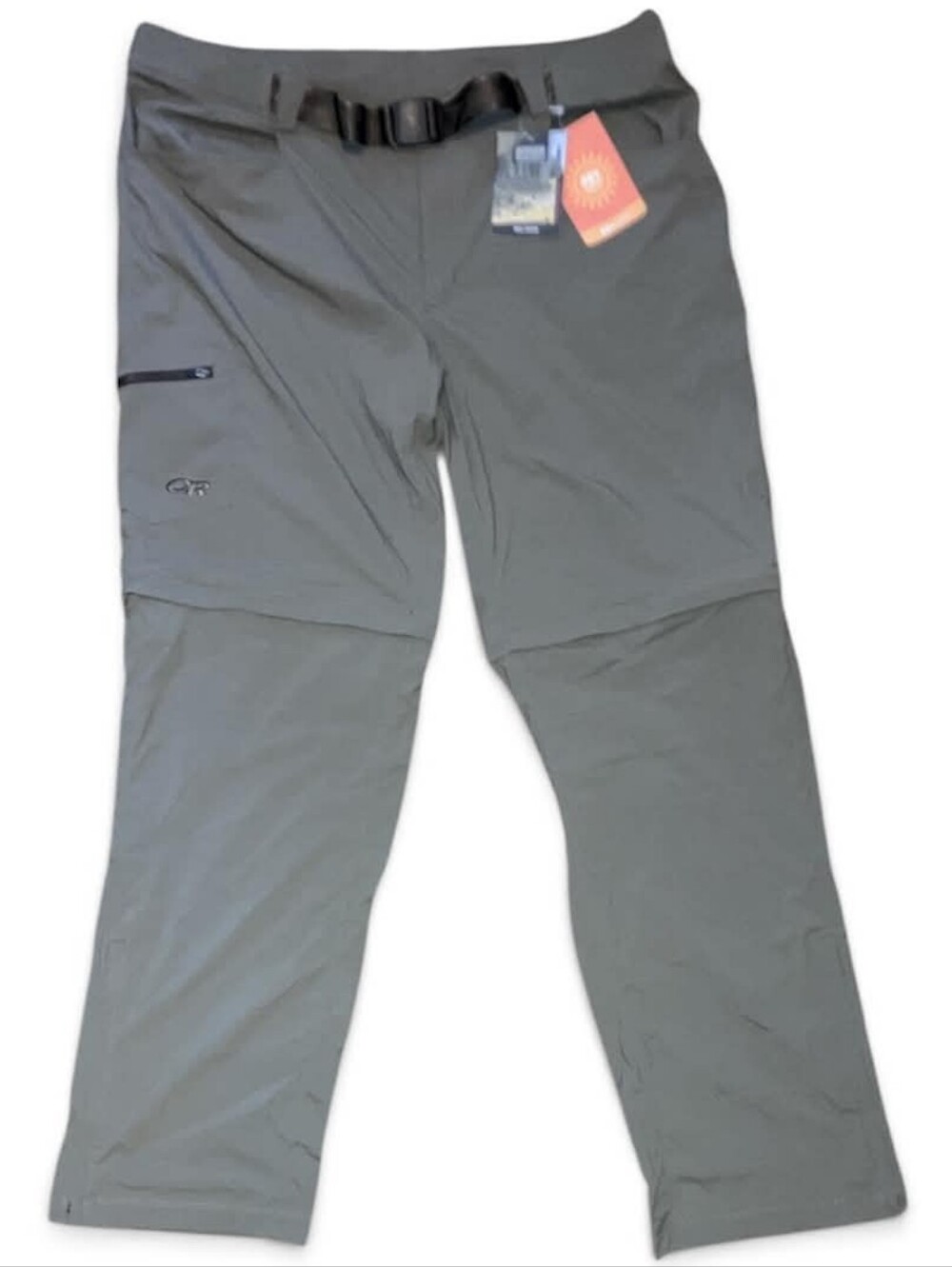 Outdoor Research Men's Convertible Hiking Pants in Olive Green